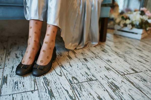 Туфли чёрный блеск на каблуке 4см с закруглённым носом - Обувная фабрика «IGORETII»