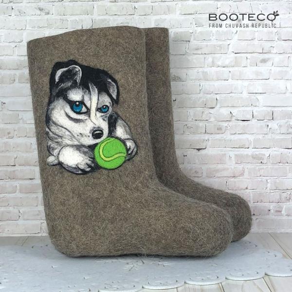 Валенки Игривый хаски - Обувная фабрика «Booteco»