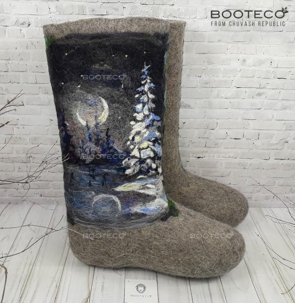 Валенки Лесное озеро - Обувная фабрика «Booteco»
