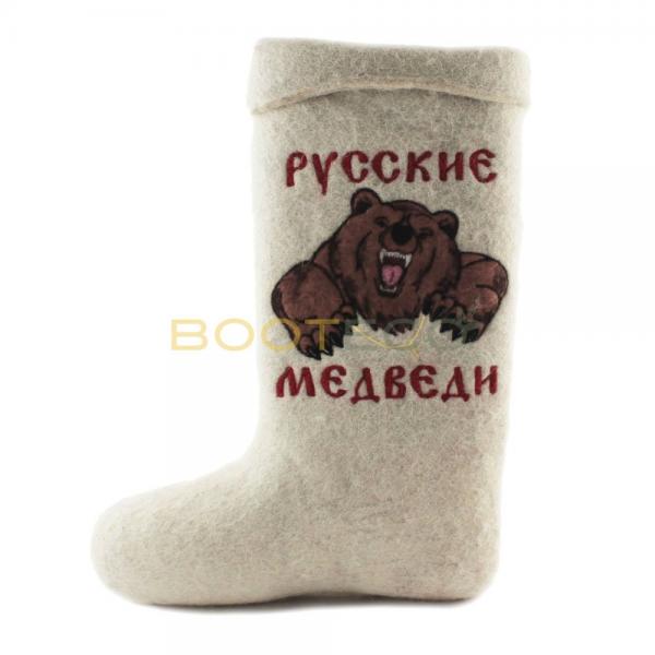 Валенки Русские медведи - Обувная фабрика «Booteco»