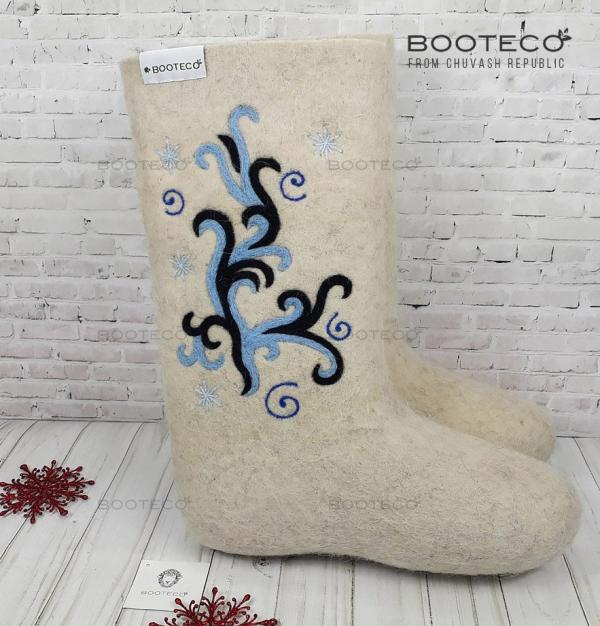 Валенки Снежные узоры - Обувная фабрика «Booteco»