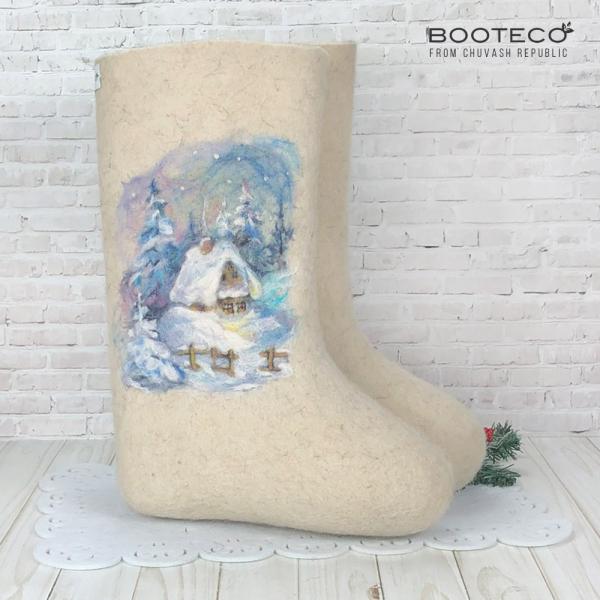 Валенки Зимний домик - Обувная фабрика «Booteco»