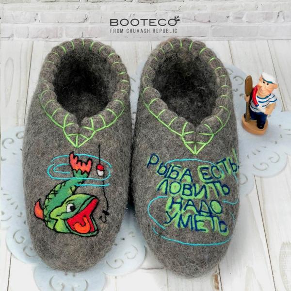 Валяные тапочки  - Обувная фабрика «Booteco»
