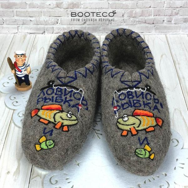 Валяные тапочки  - Обувная фабрика «Booteco»