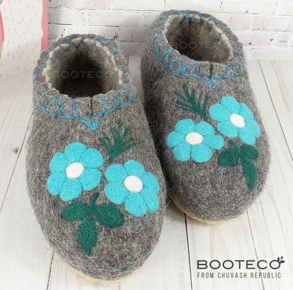 Валяные тапочки Амира - Обувная фабрика «Booteco»