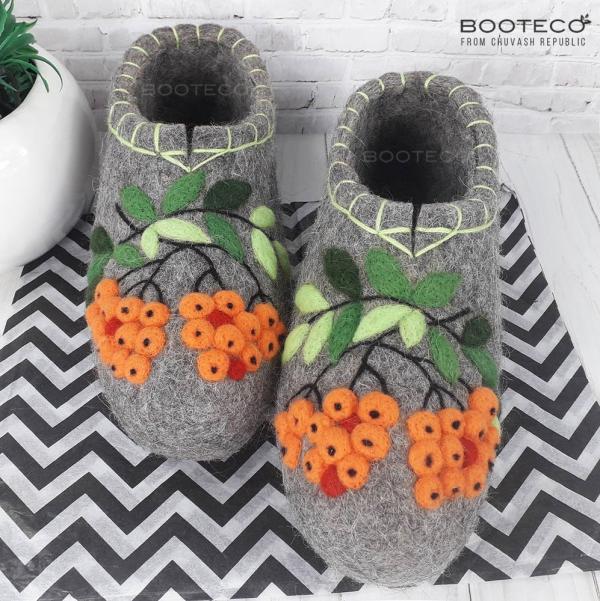 Валяные тапочки Ария - Обувная фабрика «Booteco»