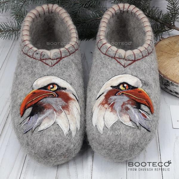 Валяные тапочки Беркут - Обувная фабрика «Booteco»