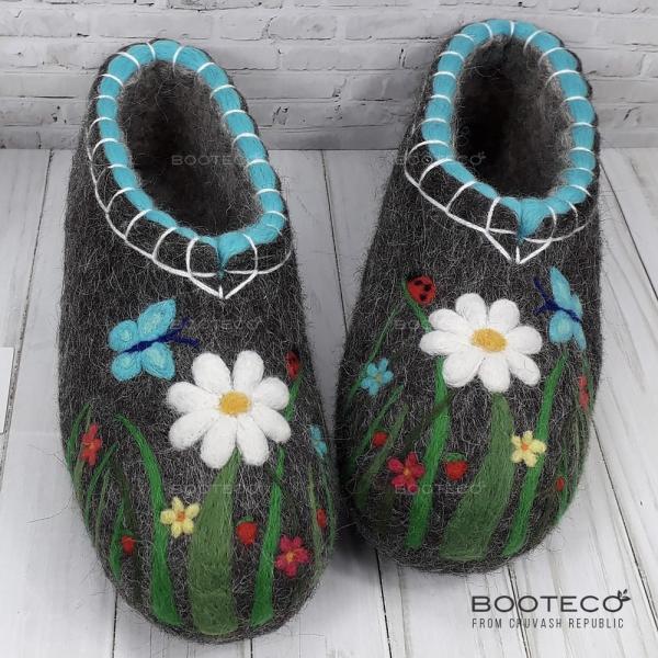 Валяные тапочки Лето - Обувная фабрика «Booteco»