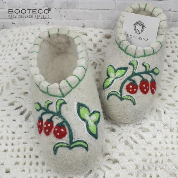 Валяные тапочки Милослава - Обувная фабрика «Booteco»