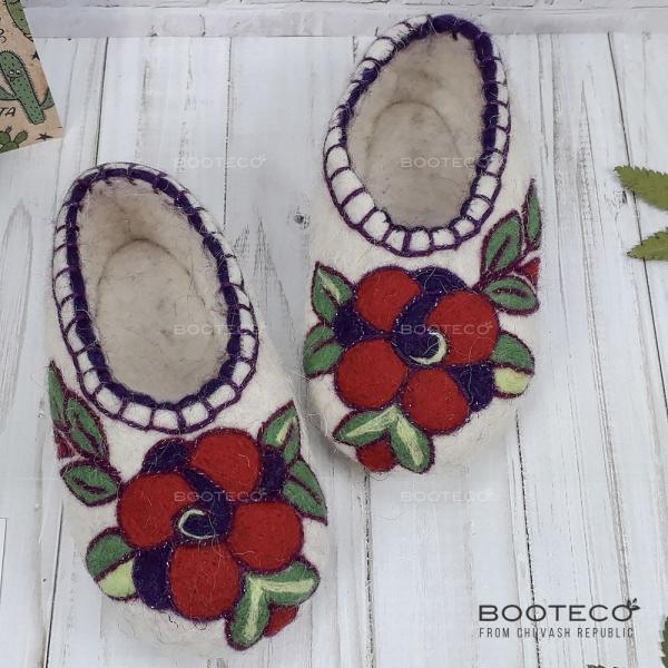 Валяные тапочки Равенна - Обувная фабрика «Booteco»