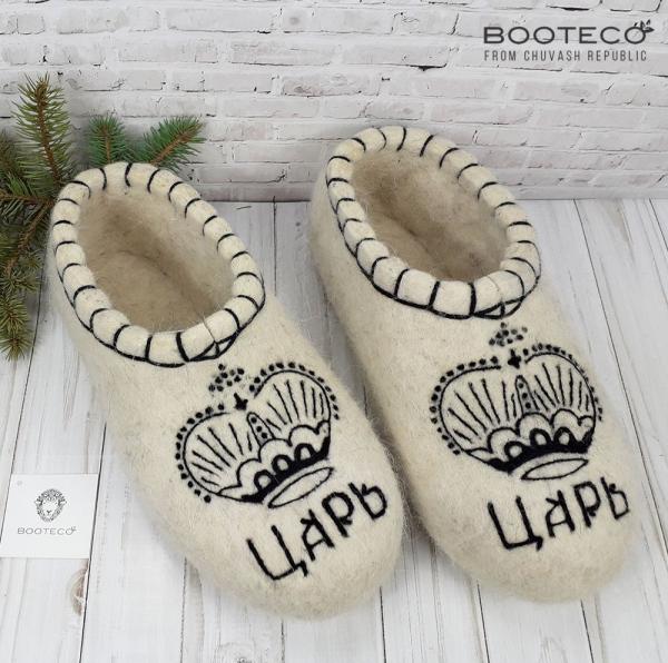 Валяные тапочки Царь - Обувная фабрика «Booteco»