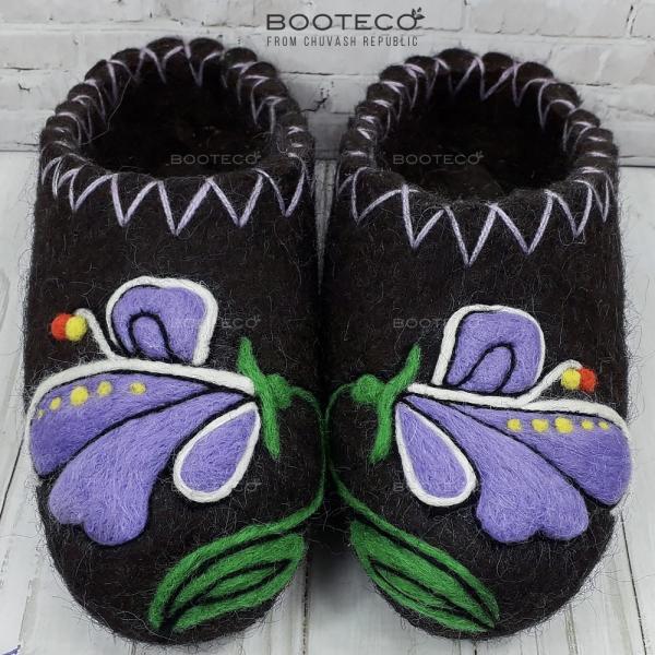 Валяные тапочки Весняна - Обувная фабрика «Booteco»