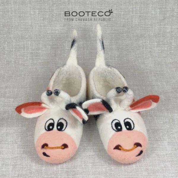 Войлочные тапочки Бычок Гаврюша - Обувная фабрика «Booteco»