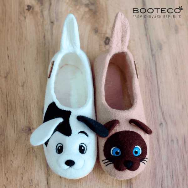 Войлочные тапочки Друзья - Обувная фабрика «Booteco»