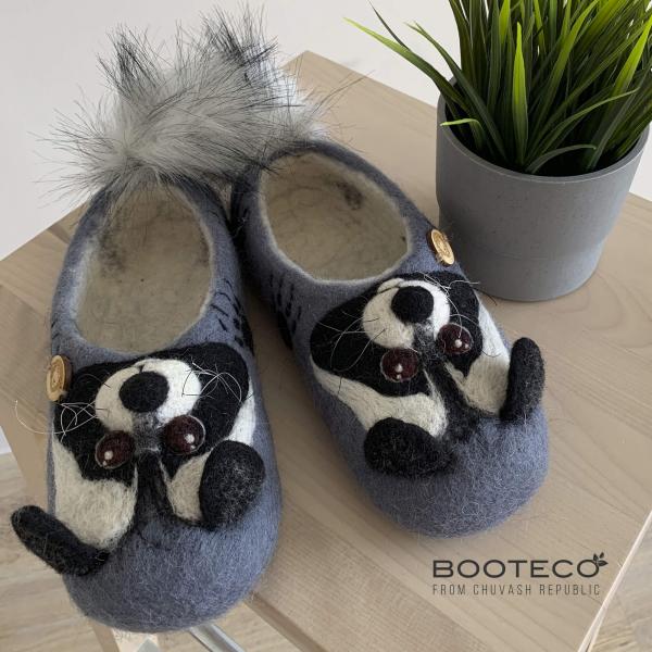 Войлочные тапочки Енот Федот - Обувная фабрика «Booteco»