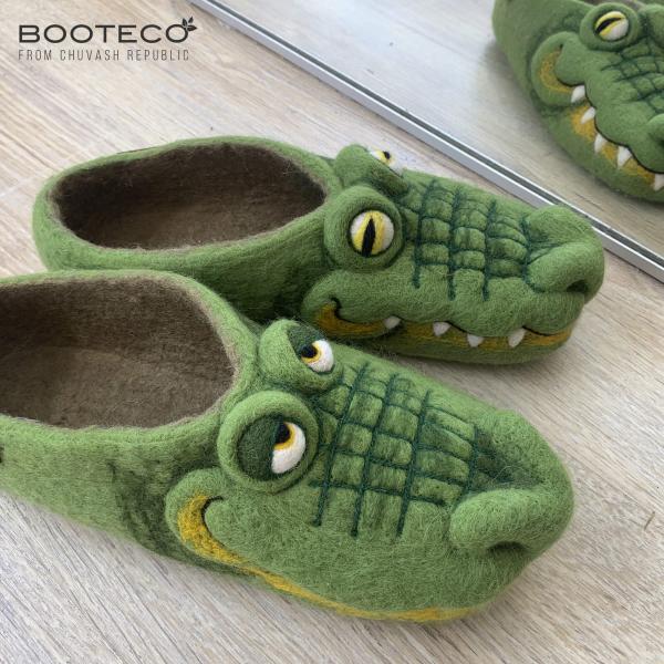 Войлочные тапочки Крокодил Жак - Обувная фабрика «Booteco»