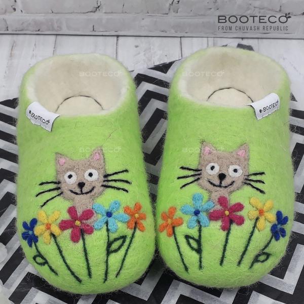 Войлочные тапочки Мурзик - Обувная фабрика «Booteco»