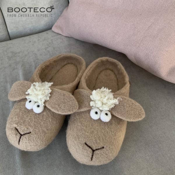 Войлочные тапочки Овечка Джулия - Обувная фабрика «Booteco»