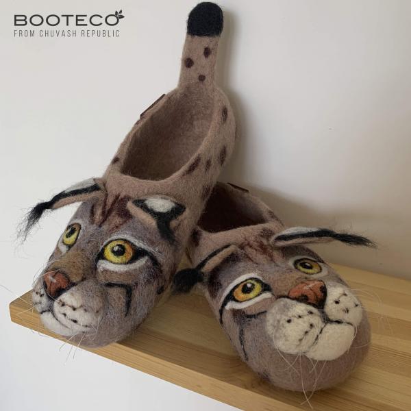 Войлочные тапочки Рысь Мирана - Обувная фабрика «Booteco»