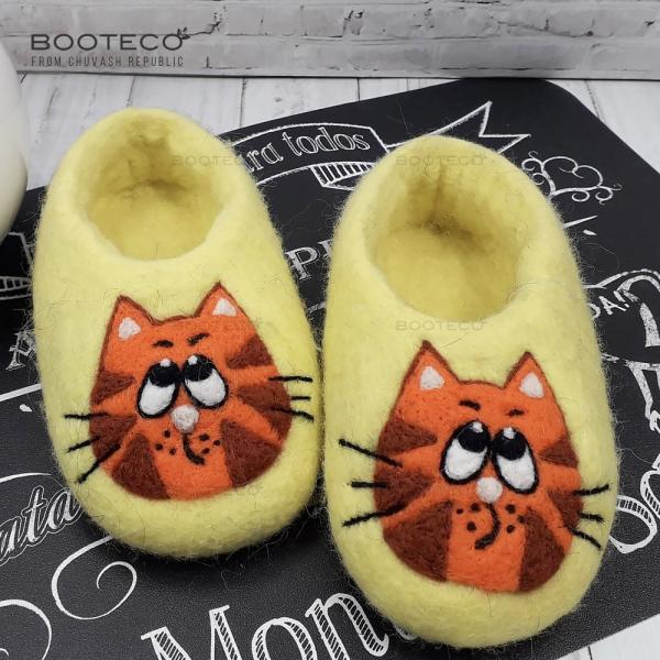 Войлочные тапочки Рыжик - Обувная фабрика «Booteco»