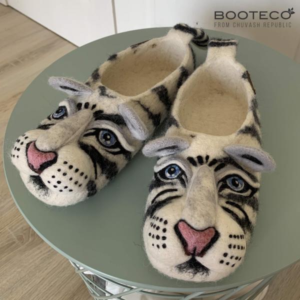 Войлочные тапочки Тигр Артур - Обувная фабрика «Booteco»