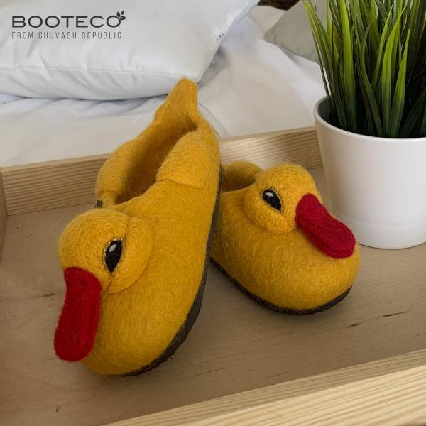 Войлочные тапочки Уточка Лили - Обувная фабрика «Booteco»
