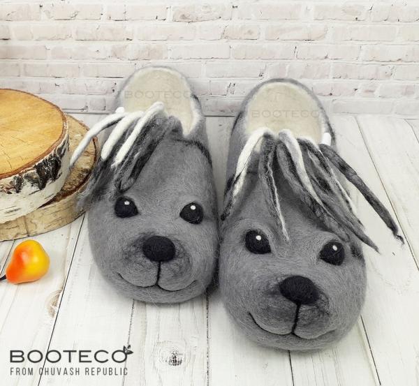 Войлочные тапочки Ёжик Степан - Обувная фабрика «Booteco»