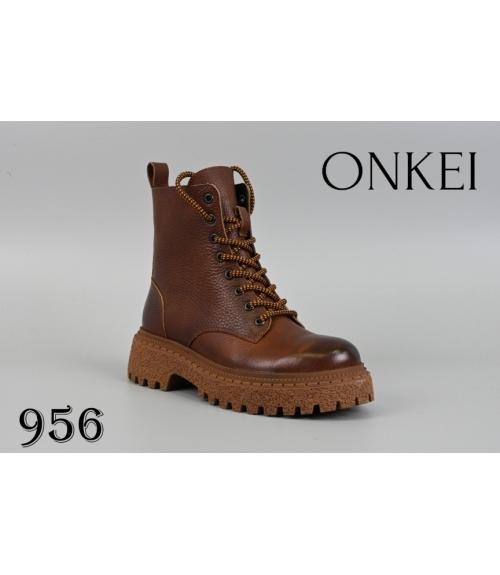 Ботинки женские из натуральной кожи - ONKEI 956 - Обувная фабрика «ONKEI»