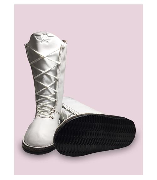 Ичиги белые с войлочной подошвой - Обувная фабрика «АрмСиб»